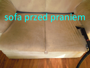 ALTOP dwuosobowa sofa przed czyszczeniem